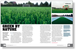 Article on artificial turf for the technical journal "Stadia."